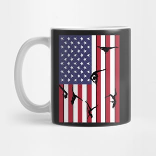 Murica Pole Athletes Mug